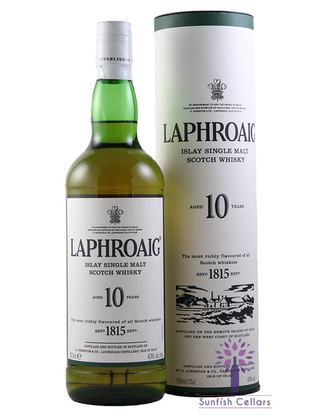 Laphroaig 10 ans + 2 verres