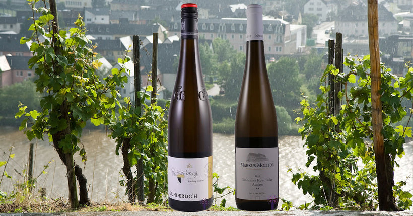 Two absolutely glorious dry German Rieslings