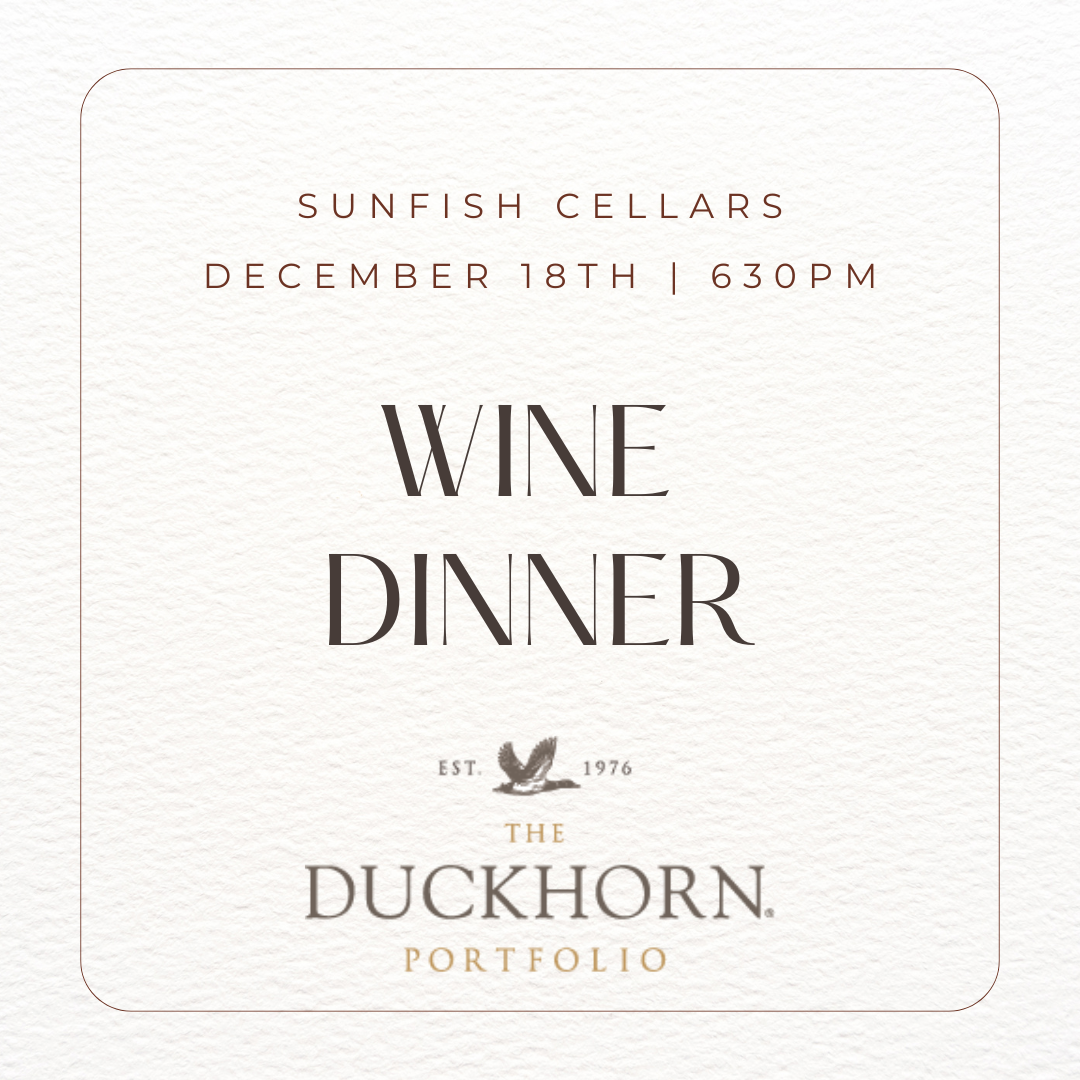 Duckhorn Wine Dinner 12/18