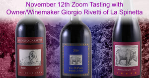 Wines for the November 12th Zoom Tasting