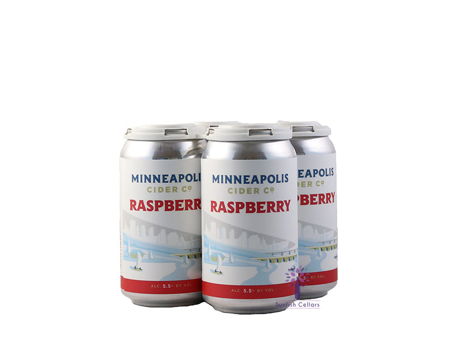 Minneapolis Cider Raspberry 4pk Cans