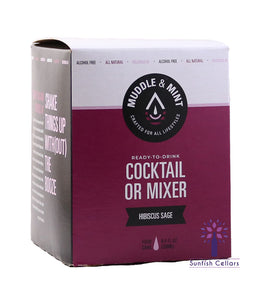 Muddle & Mint Mixer Hibiscus Sage 4pk 250ml Cans