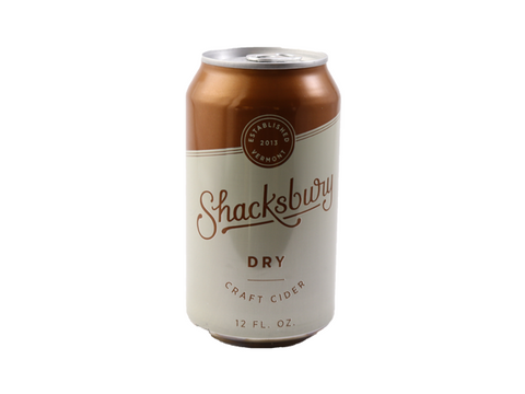 Shacksbury Dry Cider 12oz Can