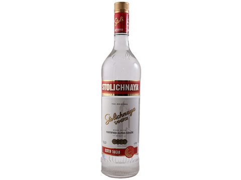 Stolichnaya Red Vodka 1L
