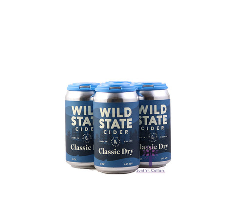 Wild State Classic Dry Cider 4pk Cans