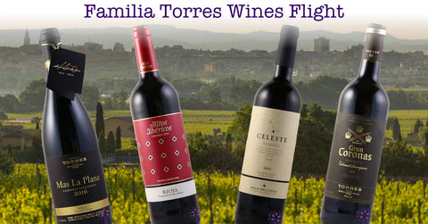 The Familia Torres Wine Flight